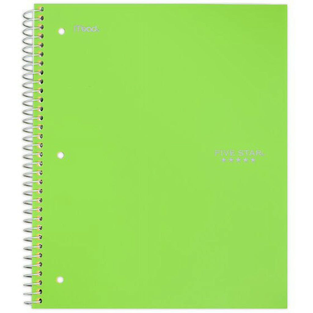 Spiral Notebook, 2 Subject, College Ruled Paper, 120 Sheets, 11" x 8-1/2", Color may vary - Image 5