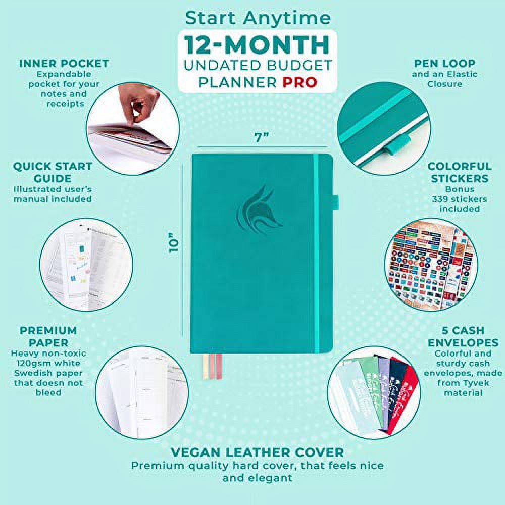 Clever Fox Budget Planner Pro - Financial Organizer + Cash Envelope Budget System. Monthly Finance Journal, Expense Tracker & Personal Accou - Image 4