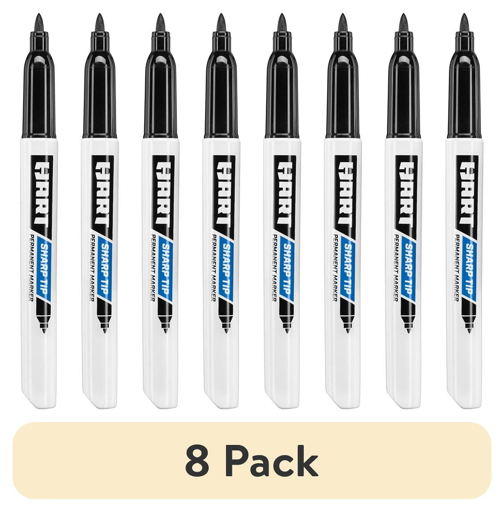 (8 pack) Sharp Tip Permanent Marker 1-Pack