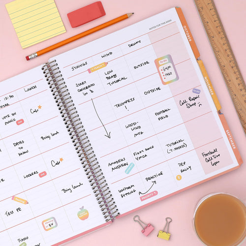 Blue Sky Teachwell 2026-2027 Weekly and Monthly Academic Year Teacher Lesson Planner Calendar, July 2026 - June 2027, 8.5" x 11", Colorful I - Image 2