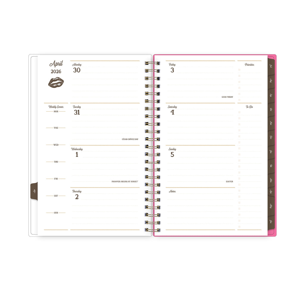 Jessie James Decker for Monthly Weekly Planner, 5" x 8", Jess Pink 15-Month (April 2026 - June 2027) - Image 4