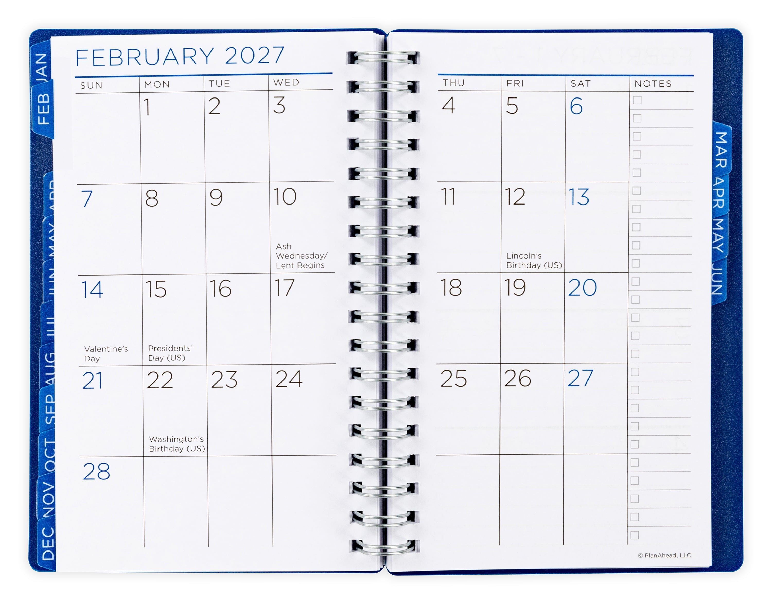 M/W Planner, Small (4.25" x 6.5"), Blue, 15-Month: Apr 2026 - Jun 2027 - Image 5