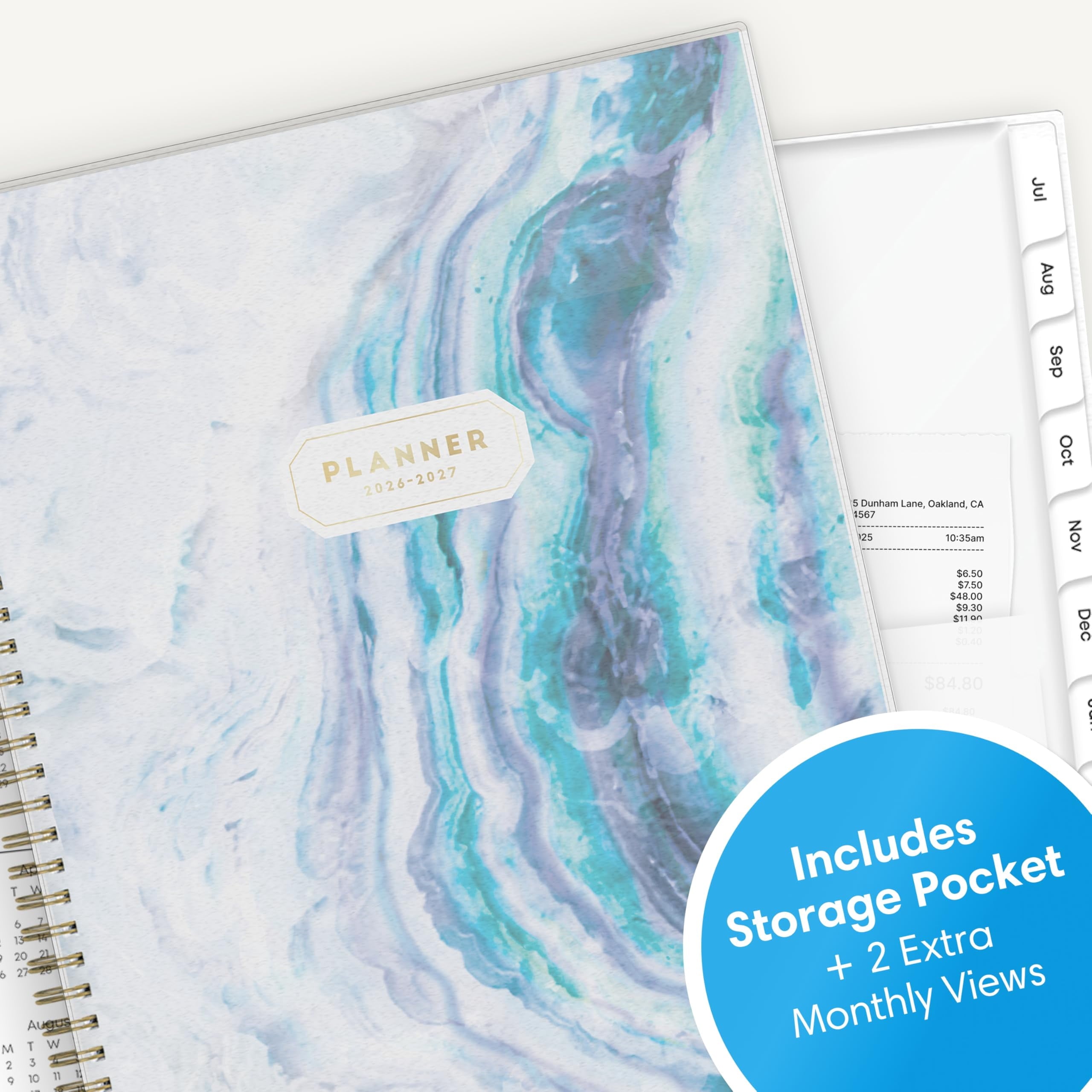 Blue Sky 2026-2027 Weekly and Monthly Academic Year Planner Calendar, July 2026 - June 2027, 8.5" x 11", Flexible Cover, Wirebound, Laminate - Image 6