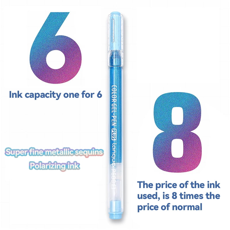 Set, Color s, Smooth Rollerball Tip, Metallic Sparkly s for Coloring - Image 5