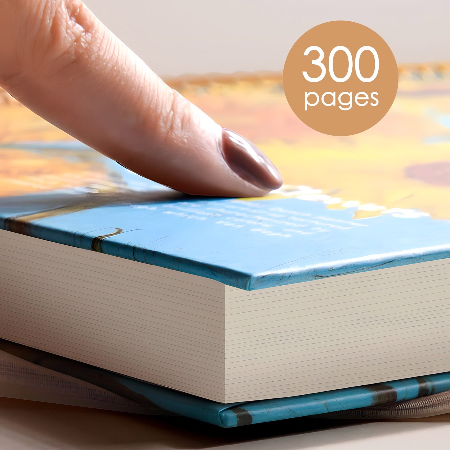 Large Spiral Notebook, B5, 8x10, Big, Hardcover, Lay-flat, Lined, Van Gogh Sunflower - Image 5