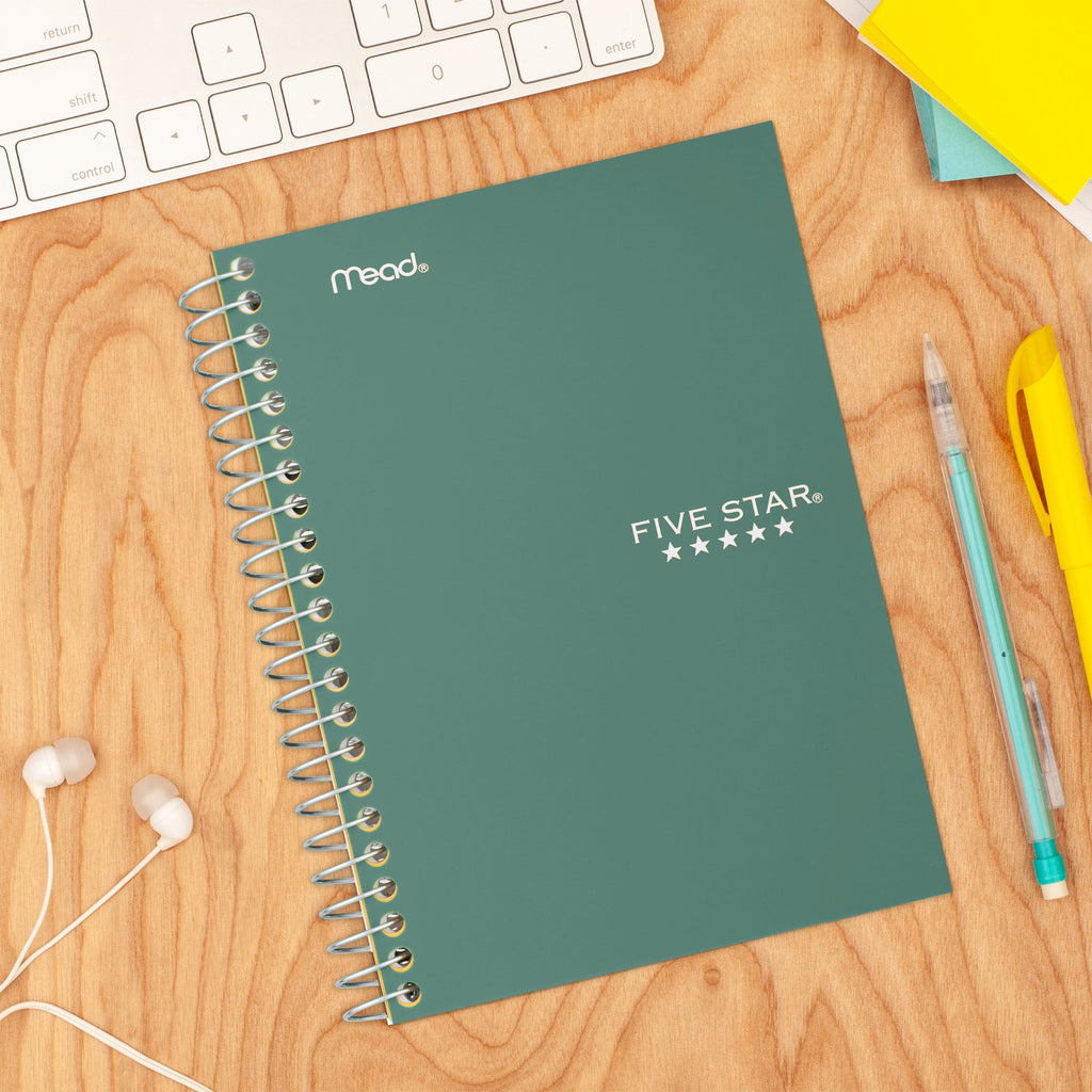Five Star Personal Spiral Notebook, College Ruled, 7" x 4 3/8", Seaglass (450022CH1-WMT-MOD) - Image 3