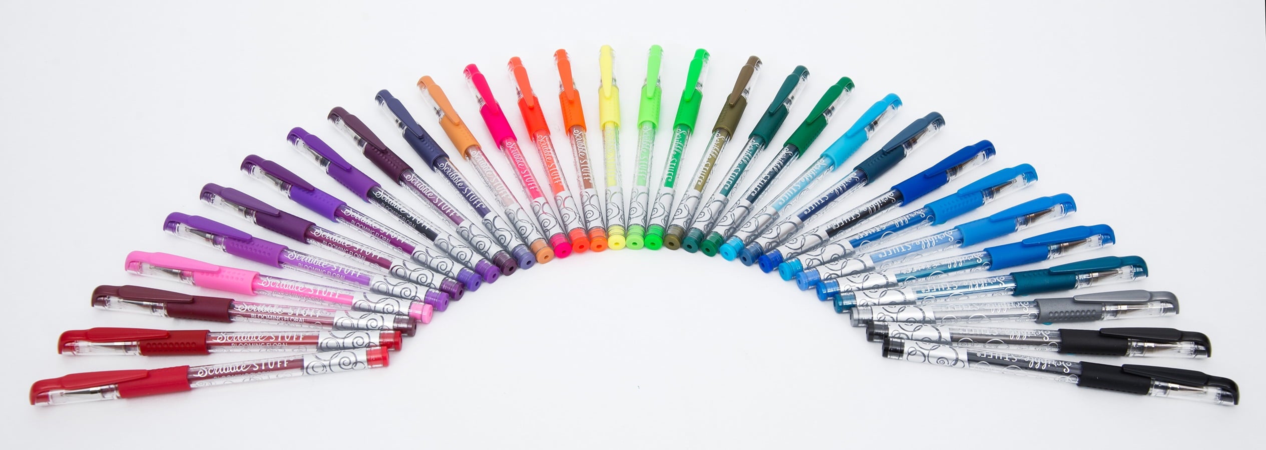 30ct Scented Gel Pens, 30 Unique Colors Scented with Citrus, Florals and Sea Breeze. - Image 4