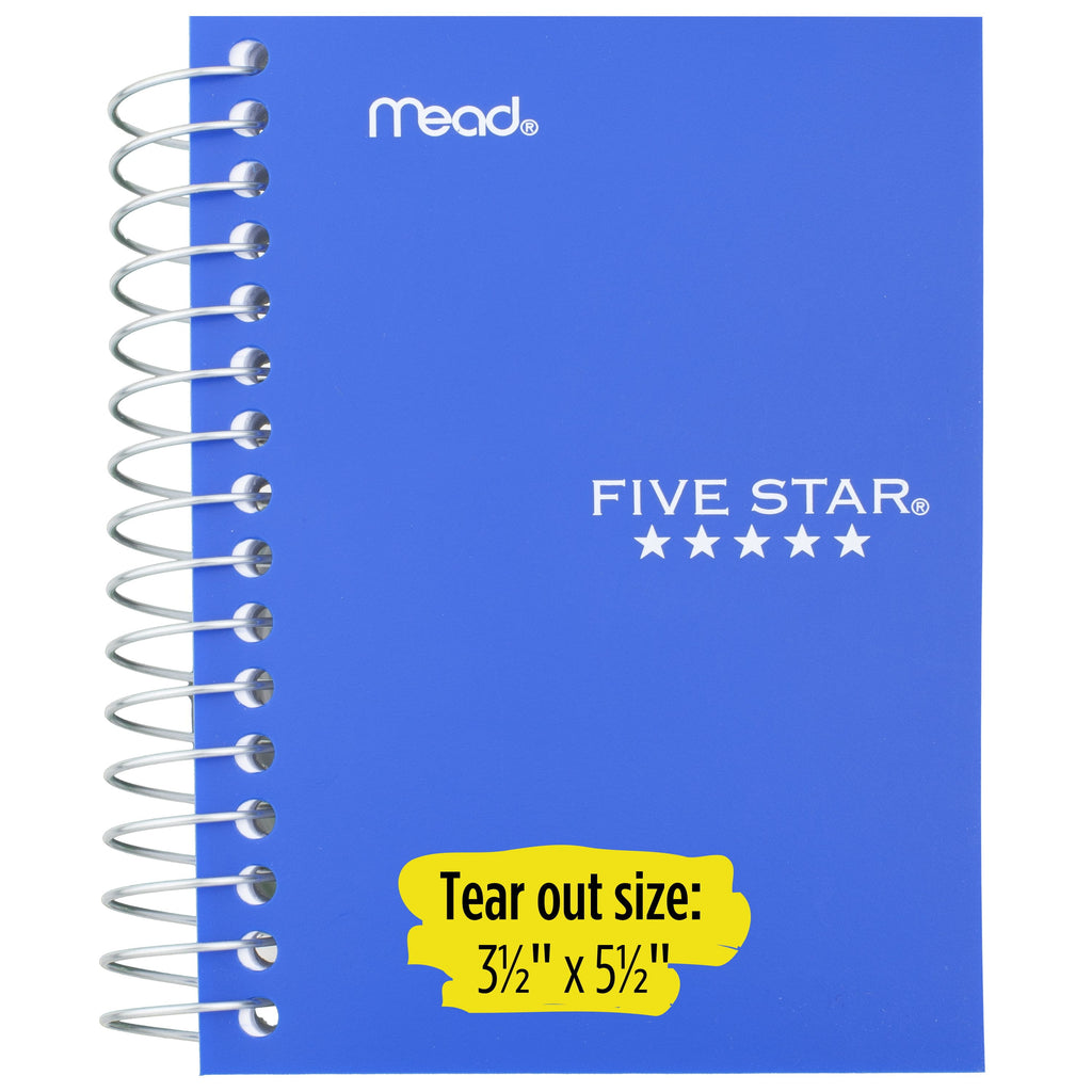Lil' College Ruled Wirebound Notebook, 5 1/2" x 4", Color Choice Will Vary (45377) - Image 4