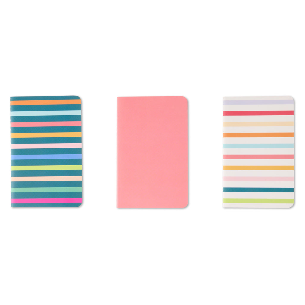 Assorted Color Mini Notebooks, 3.5" x 5.5", 144 Ruled Pages, 3 Count - Image 3