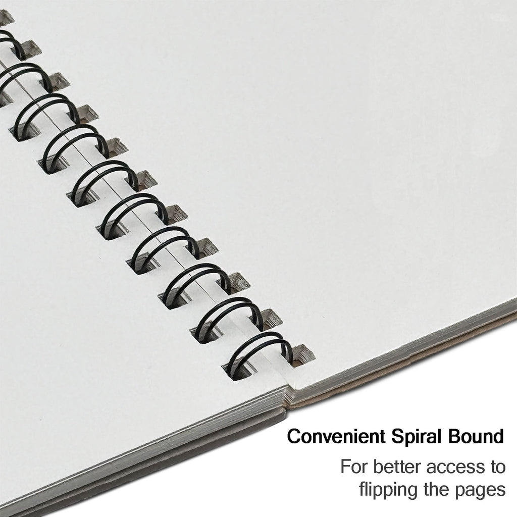 9"x12" Sketch book 120gsm, 2 Pack Top Spiral Bound Sketch Pad for Drawing, Acid-Free Paper 60 Sheets A4 Art Sketchbook Pad for Beginners Adu - Image 5