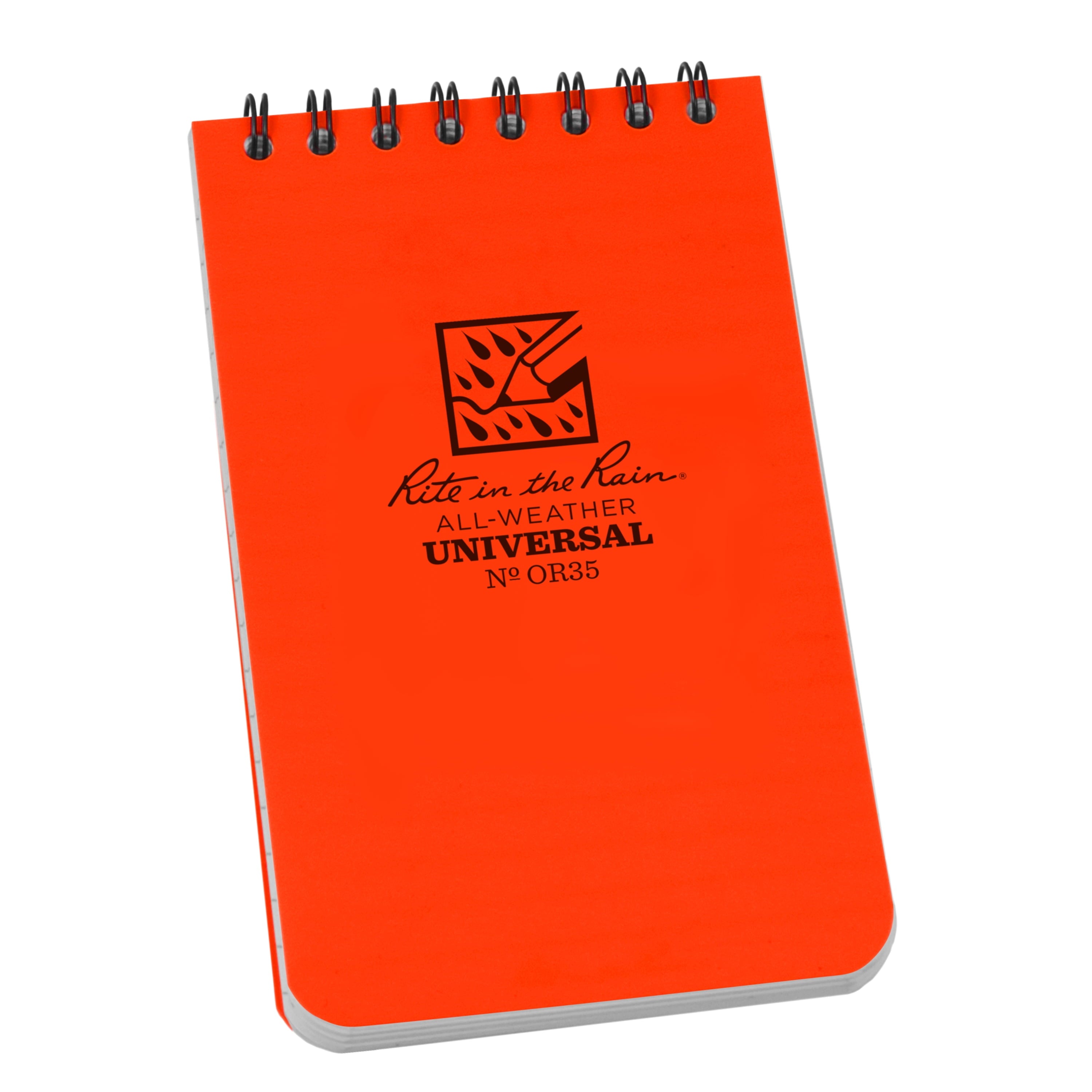Rite in the Rain Weatherproof Notebook 3x5, 50 Pages, Orange - Image 3