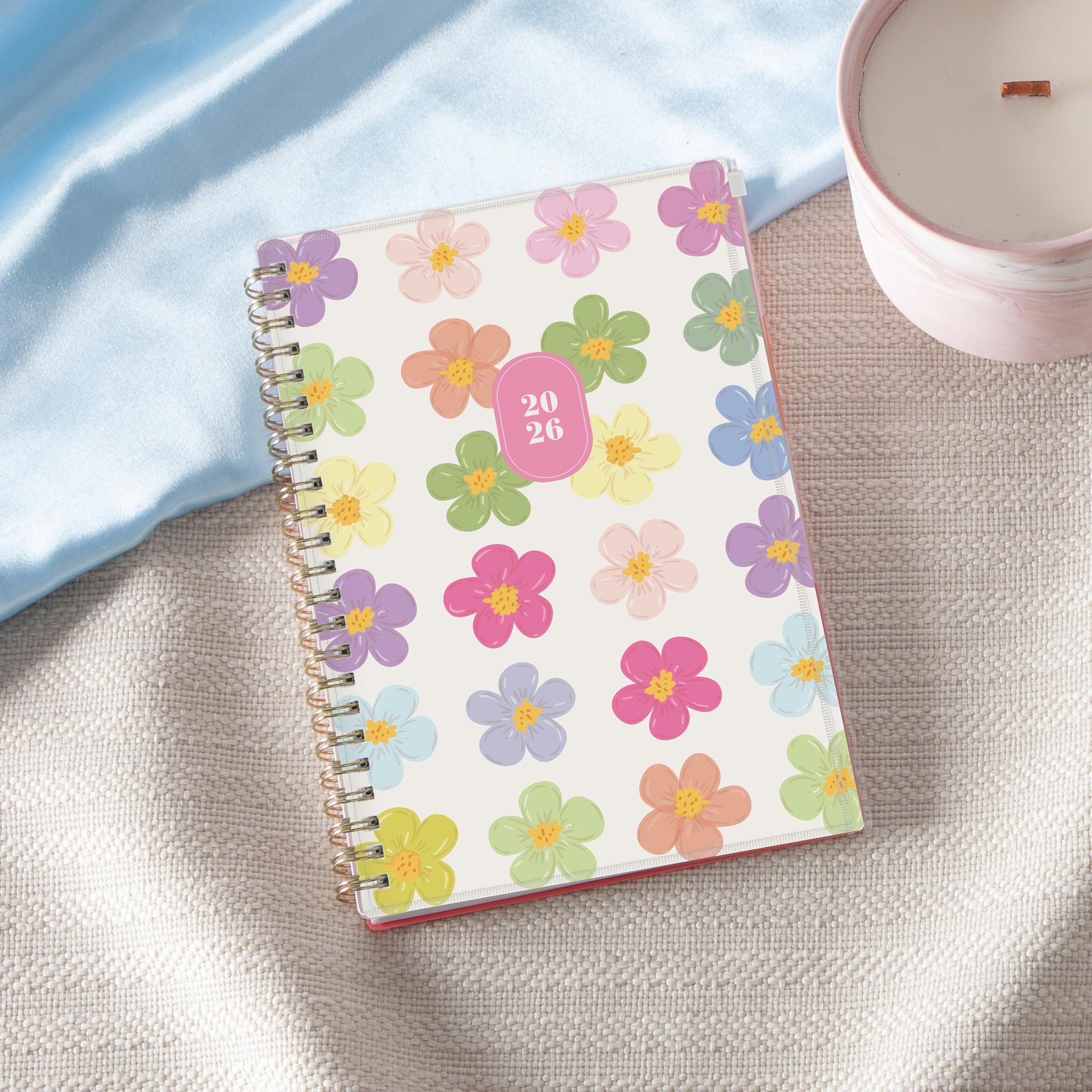 Blue Sky Gen Z 2026 Weekly and Monthly Planner Calendar, January 2026 - December 2026, 5" x 8", Flexible Cover With Zip Pouch, Durable Twin - Image 2