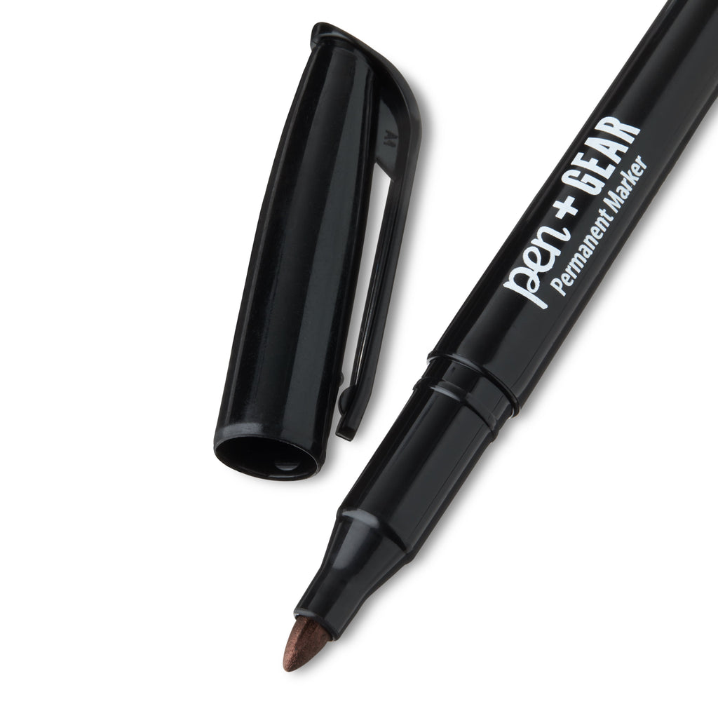 Permanent Markers, Fine Tip, Black, 36 Count - Image 4