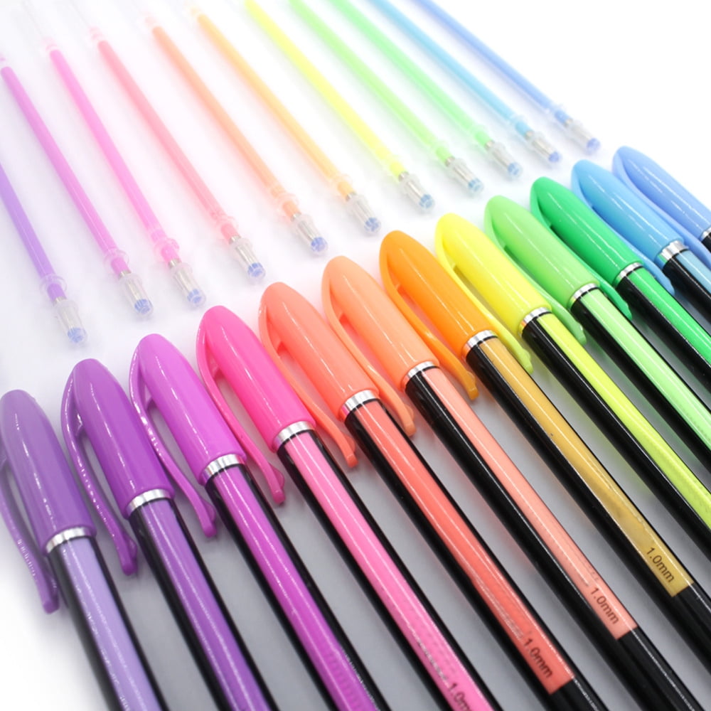 48 Colors 1.0 mm Fine Tip Set Colored Marker for Coloring Book Drawing Art Supplies Scrapbook Journaling Sparkle Gifts - Image 2