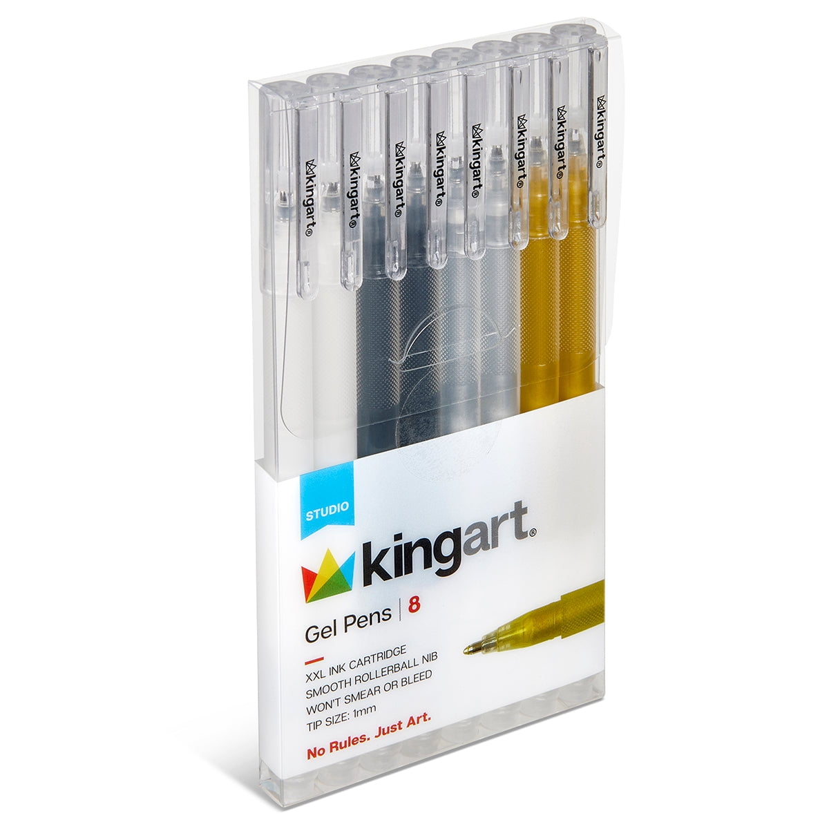 6 PC. BIG INK GEL PENS 1. (GOLD, SILVER,WHITE) - Image 6
