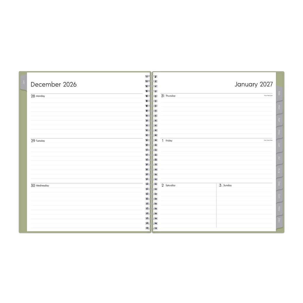 2027 Weekly and Monthly Planner Calendar, Includes January 2027 - December 2027, 8.5" x 11", Flexible Cover, Wireboun... - Image 4