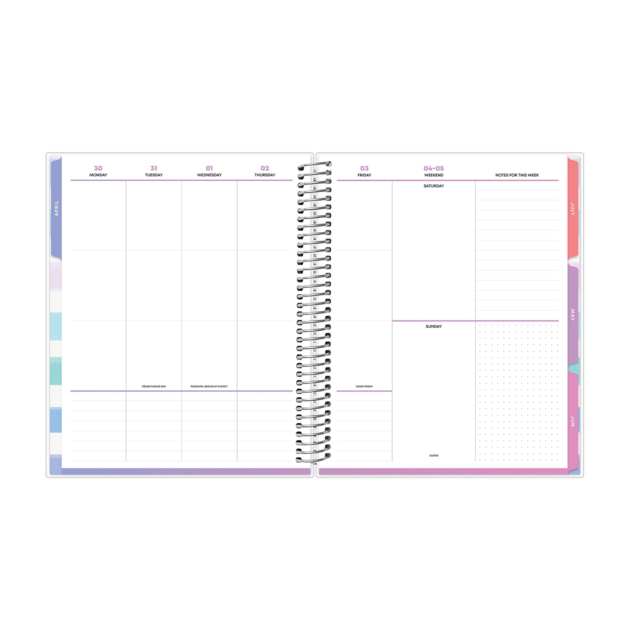 for Monthly Weekly Planner, 7" x 9", Otto Blue 15-Month (April 2026 - June 2027) - Image 4