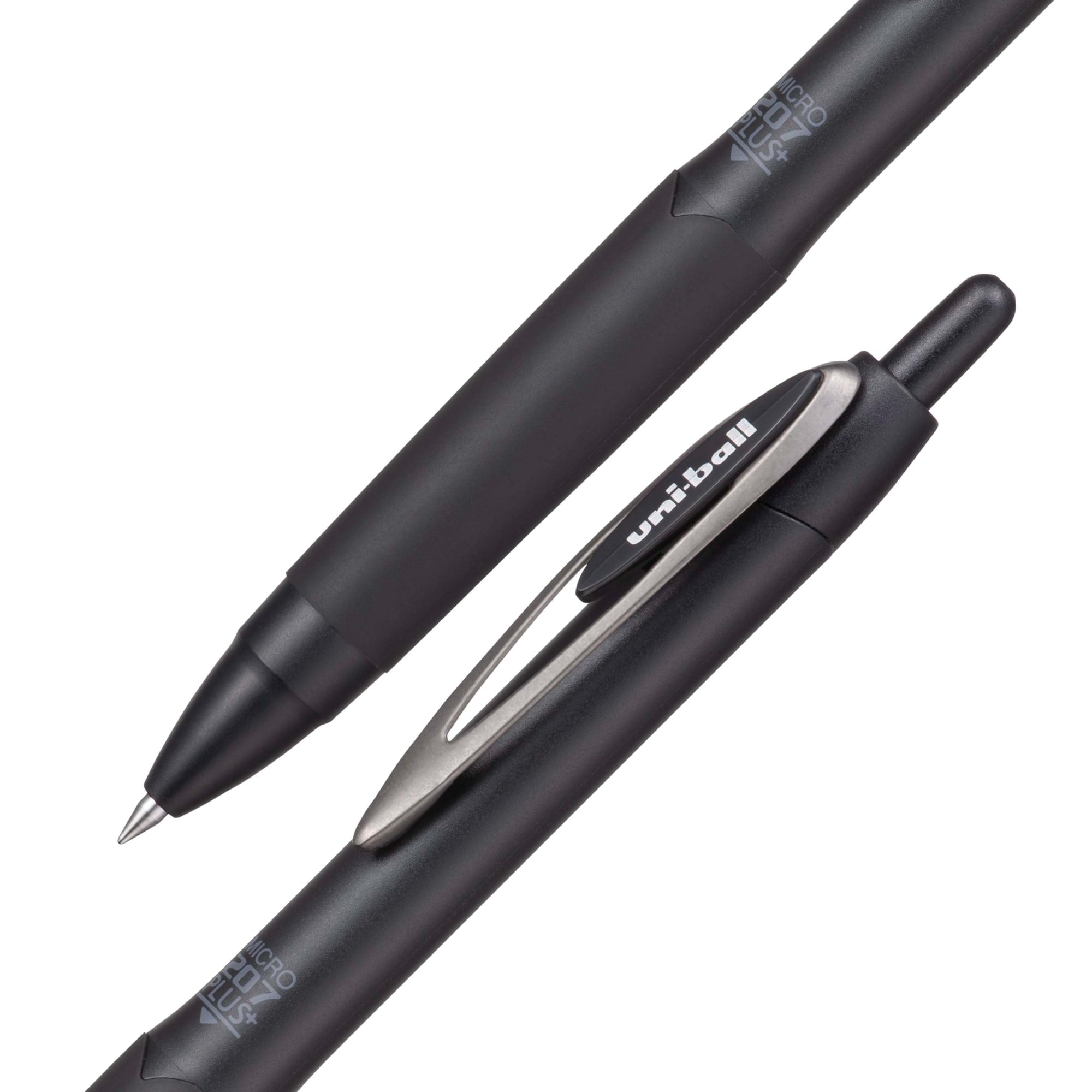 (2 pack) uniball™ 207 Plus+ Retractable Gel Pens, Micro Point (0.5mm), Black Barrel, Black Ink, 4 Pack - Image 4