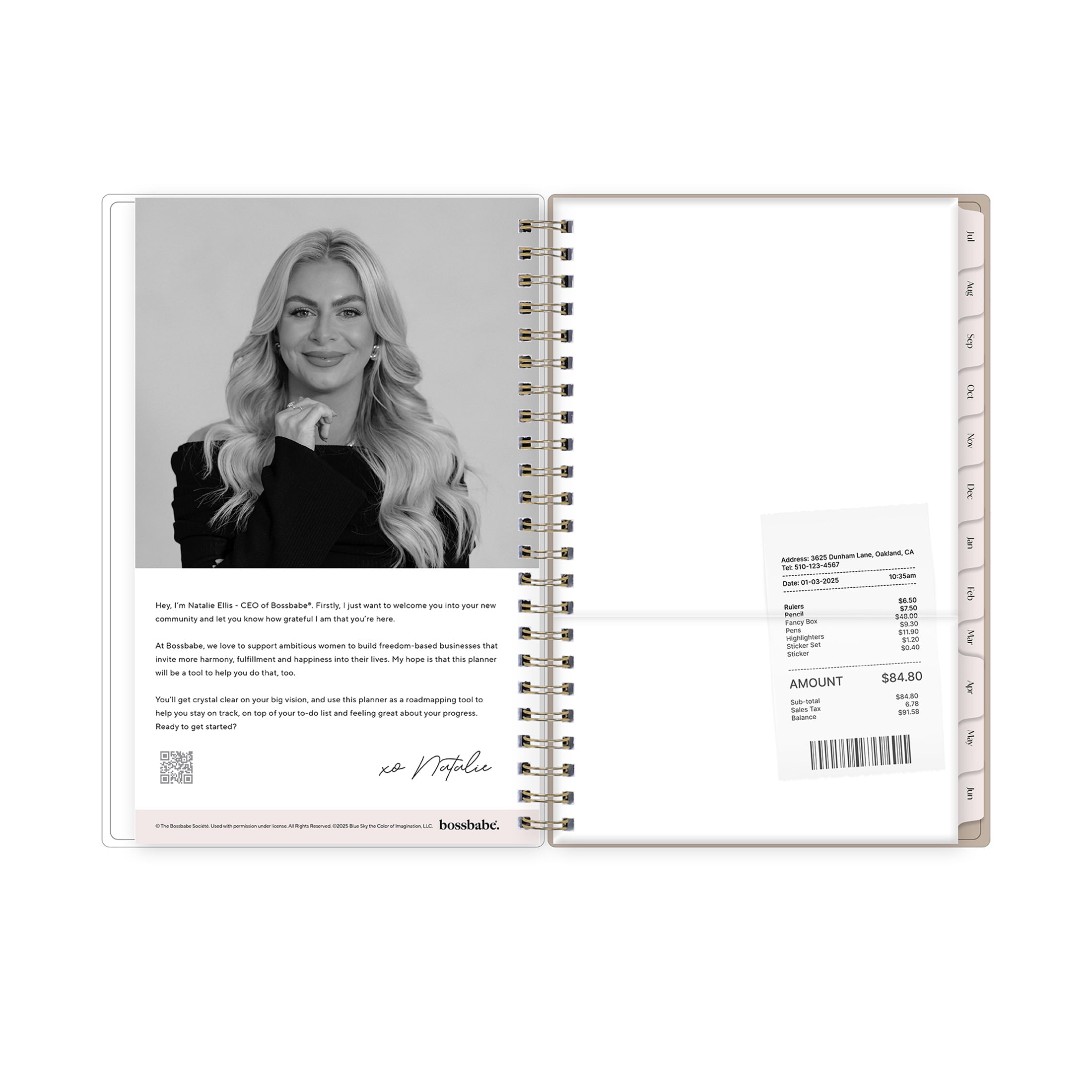 for Monthly Weekly Planner, 5" x 8", Wanisa 15-Month (April 2026 - June 2027) - Image 6
