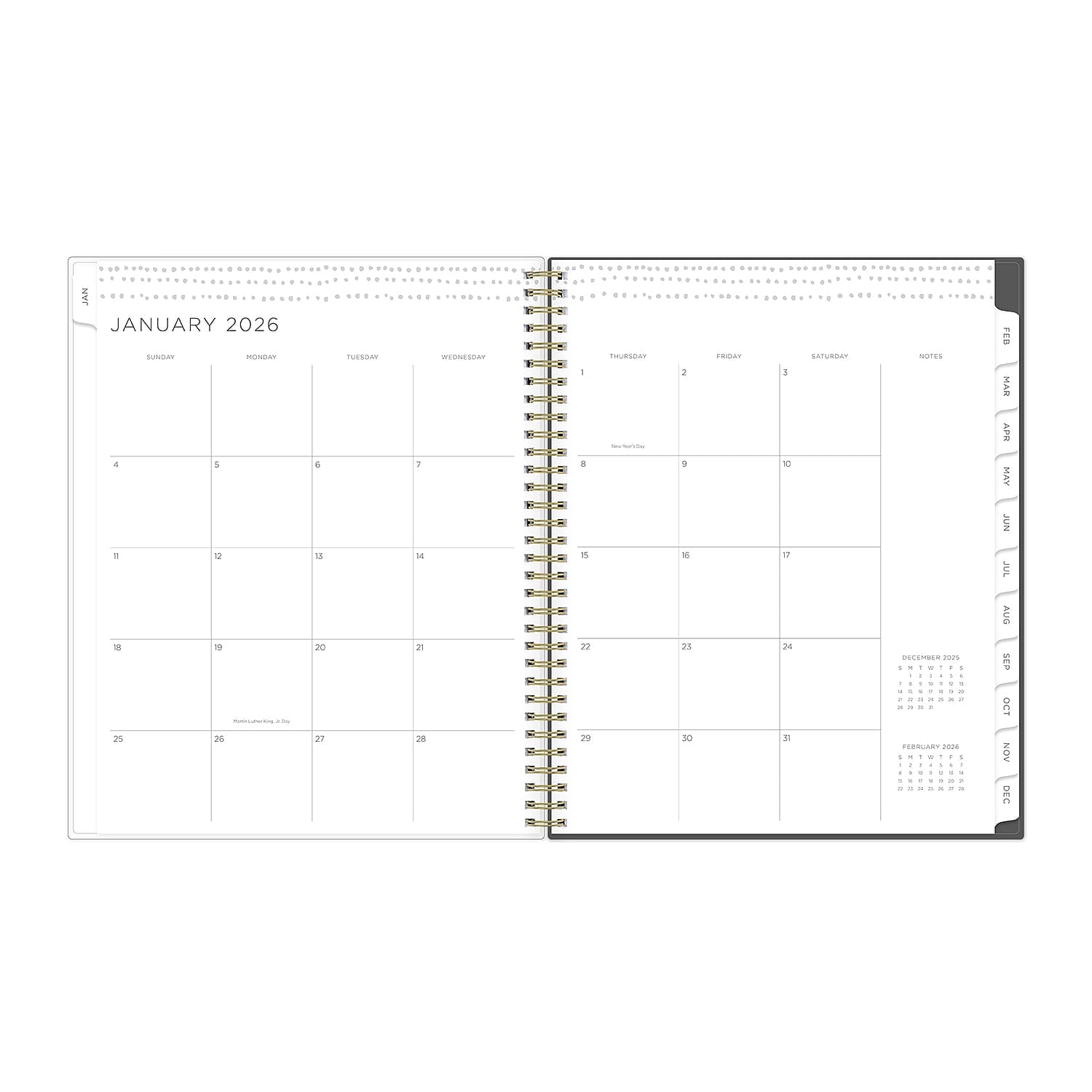 Blue Sky Kelly Ventura 2026 Weekly and Monthly Planner Calendar, January 2026 - December 2026, 8.5" x 11", Flexible Cover, Laminated Tabs, D - Image 4