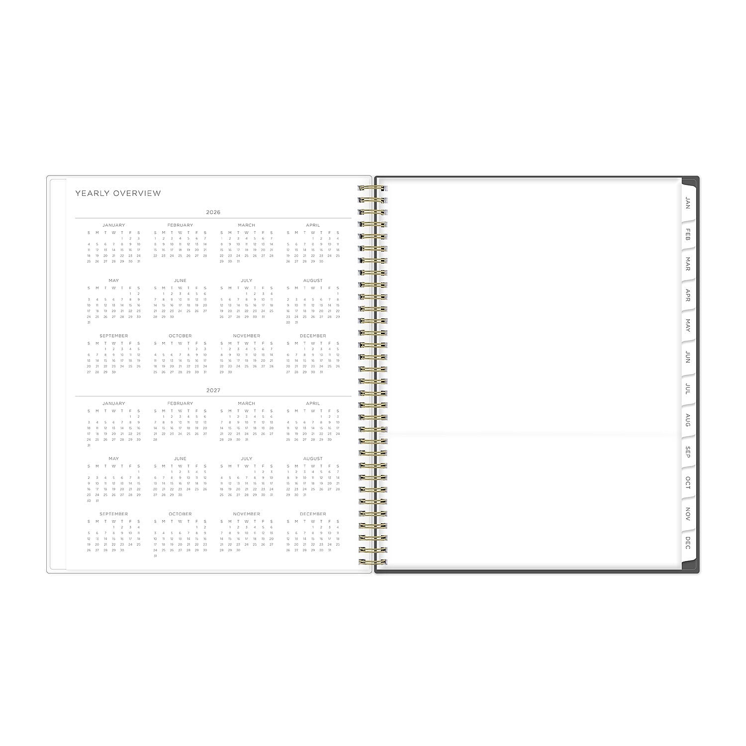 Blue Sky Kelly Ventura 2026 Weekly and Monthly Planner Calendar, January 2026 - December 2026, 8.5" x 11", Flexible Cover, Laminated Tabs, D - Image 5