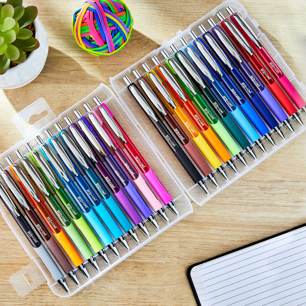 Pens, Medium Point, 0.7mm, Assorted Colors, 24 Count - Image 4