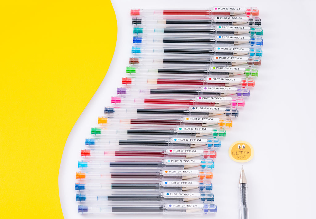 G-TEC-C Ultra Gel Ink Stick Pen, Assorted Ink, .4mm, 10 Count - Image 5