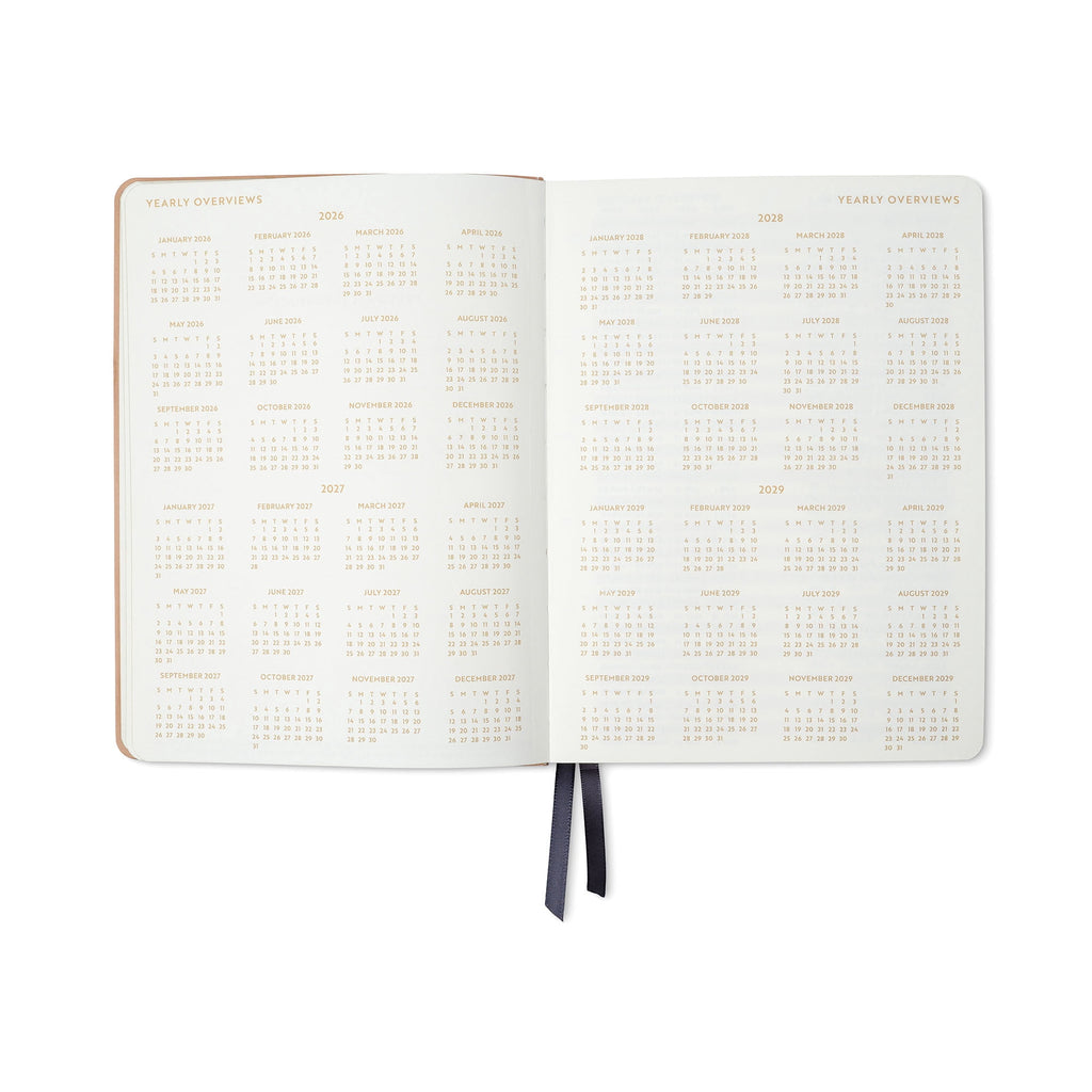 Think Ink 6" x 8" Sage Green 15-Month Daily Flex Planner with Gilded Edges - Image 6