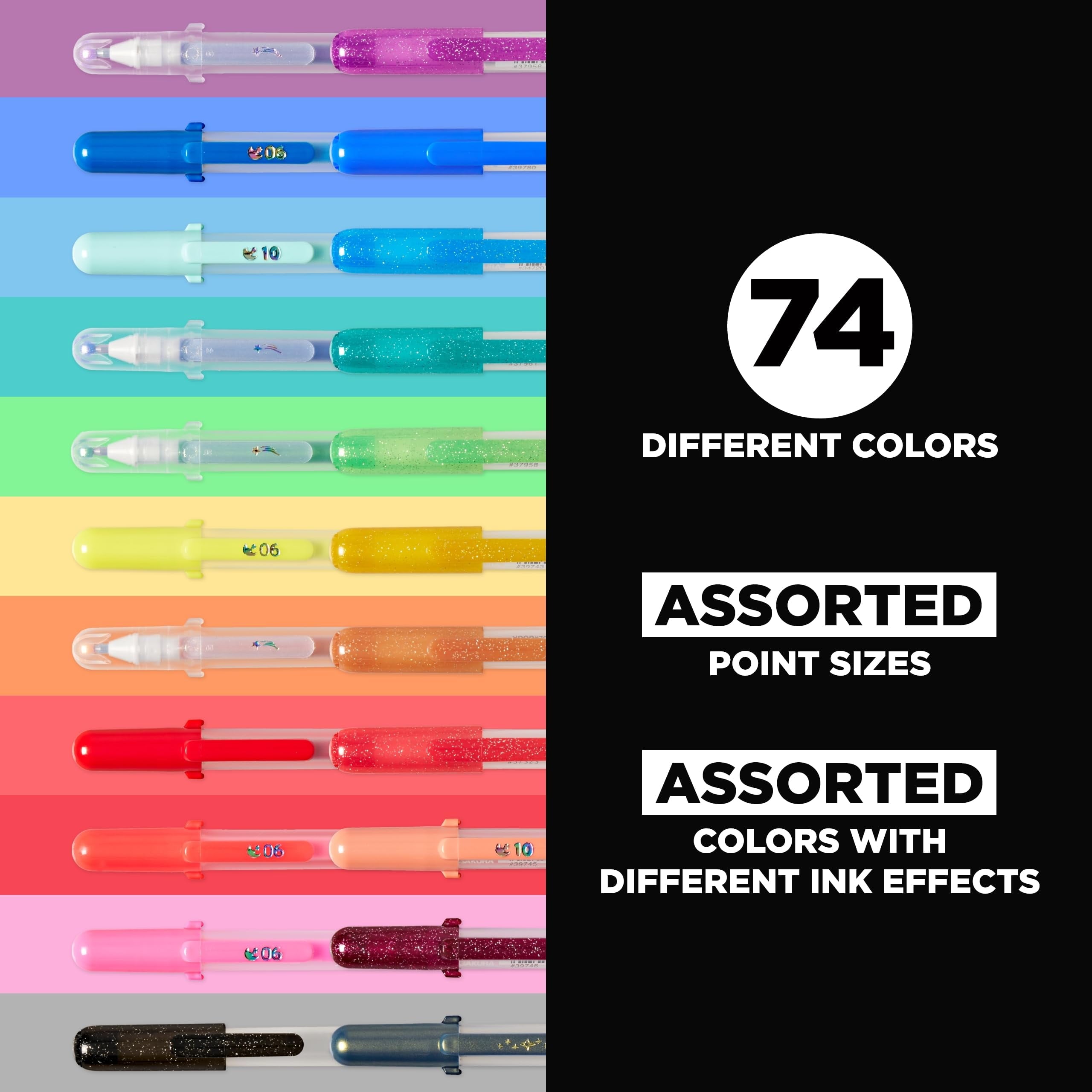 Gelly Roll Gel Pens - Gift Set - Ink Pen Set - For Art Gifts, Holiday Gifts & DIY Projects - Assorted Point Sizes wit... - Image 2