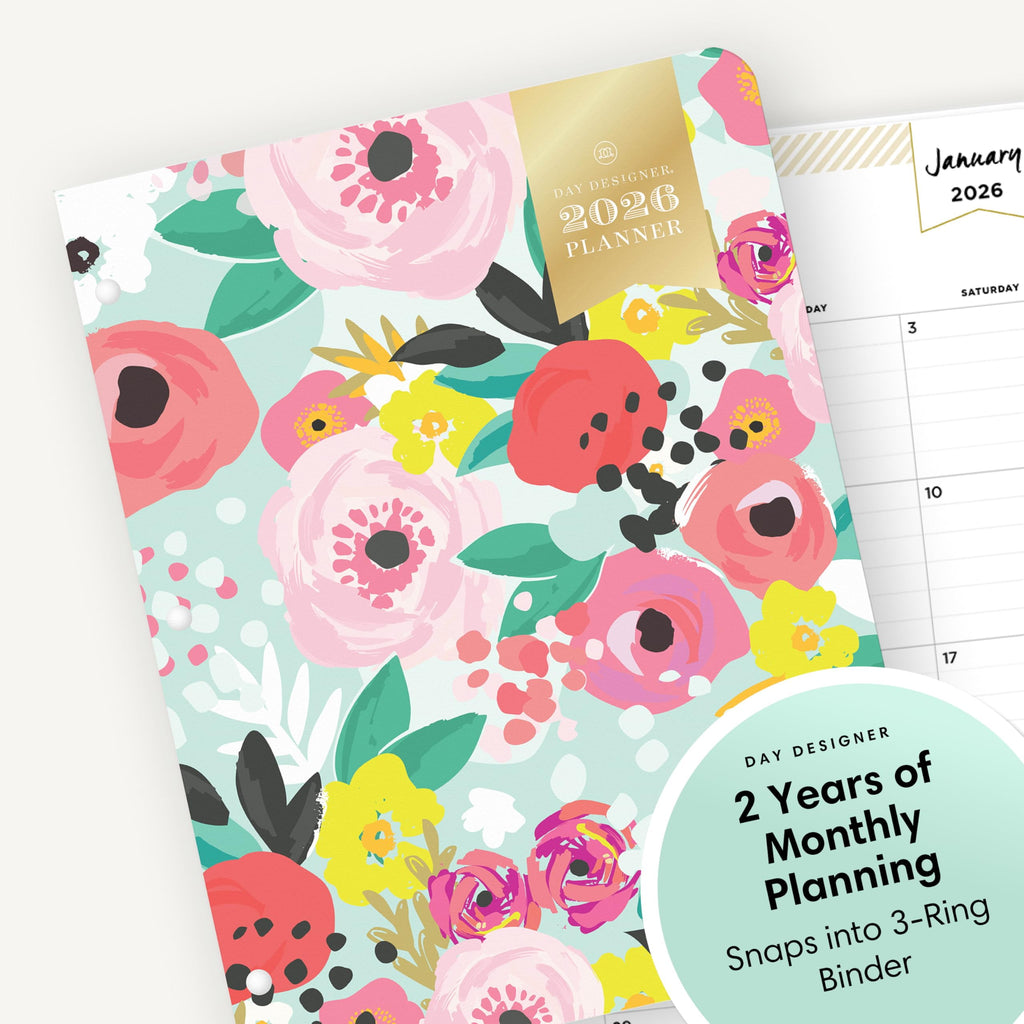 Blue Sky Day Designer 2026 Monthly Planner Calendar, January 2026 - December 2026, 8.5" x 11", Clear Flexible Cover, Stapled Binding, Secret - Image 5