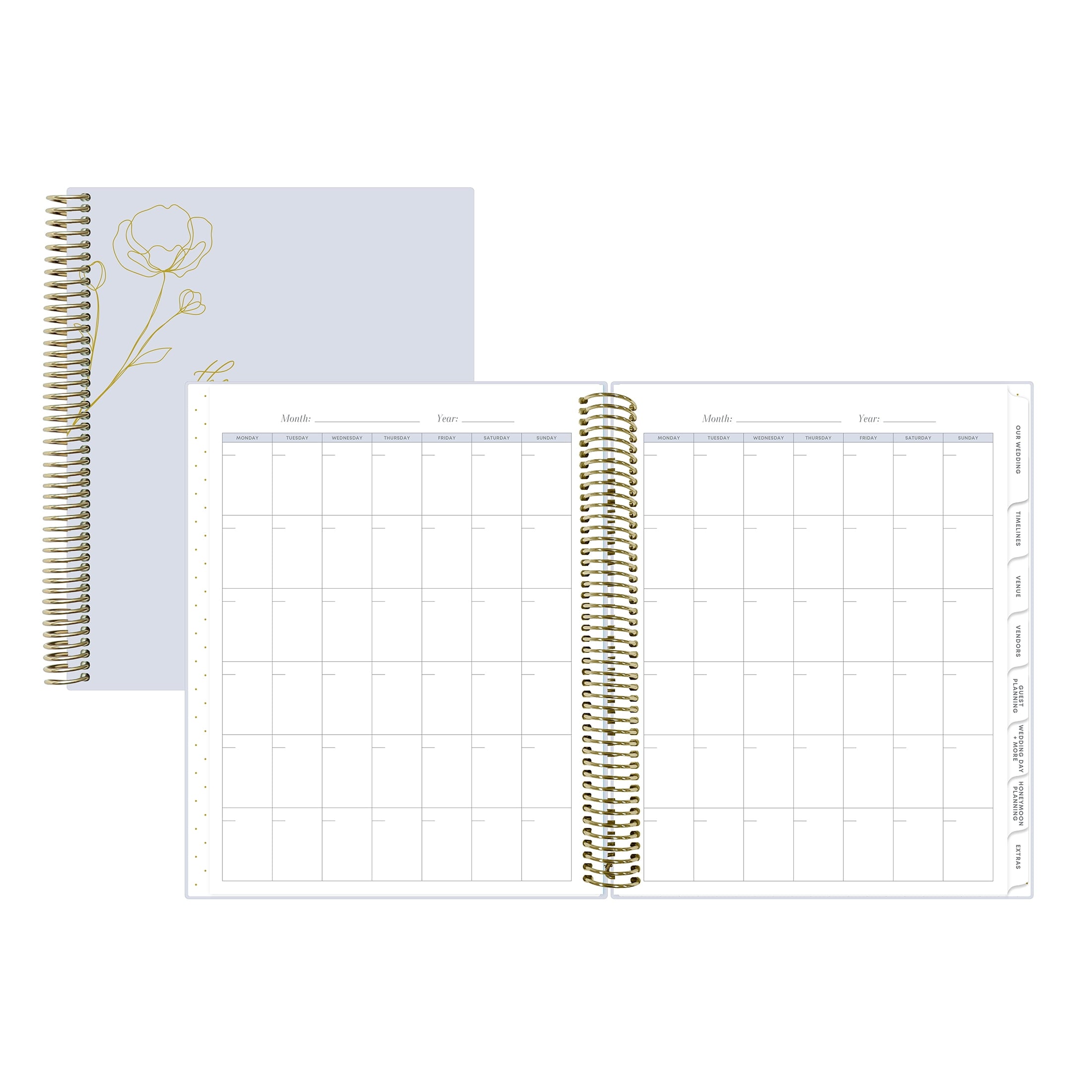 Wedding Non-Dated Planner, 8.5" x 11", Love Air - Image 3
