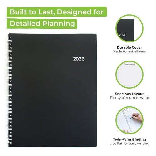 2026 Appointment Weekly Planner - Jan - Dec 2026, 8.5 x 11" - Image 2