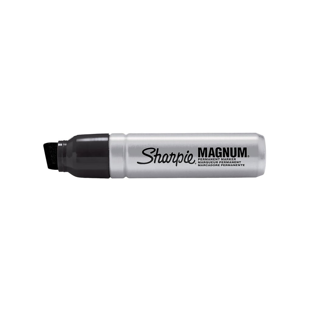 Magnum Black Permenant Markers, 12 / Box - Image 4
