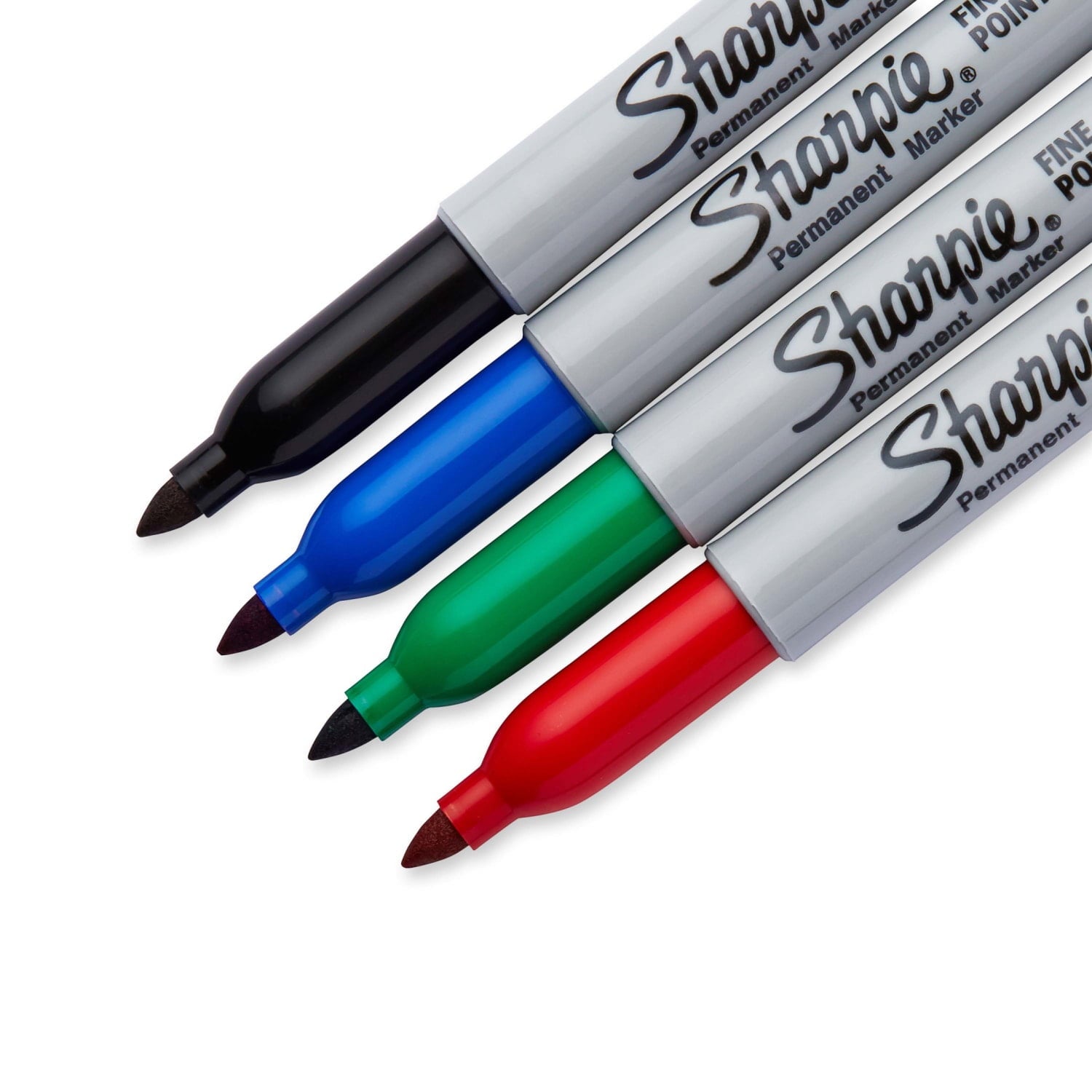 Permanent Markers, Fine Point, Assorted Colors, 4 Count - Image 3