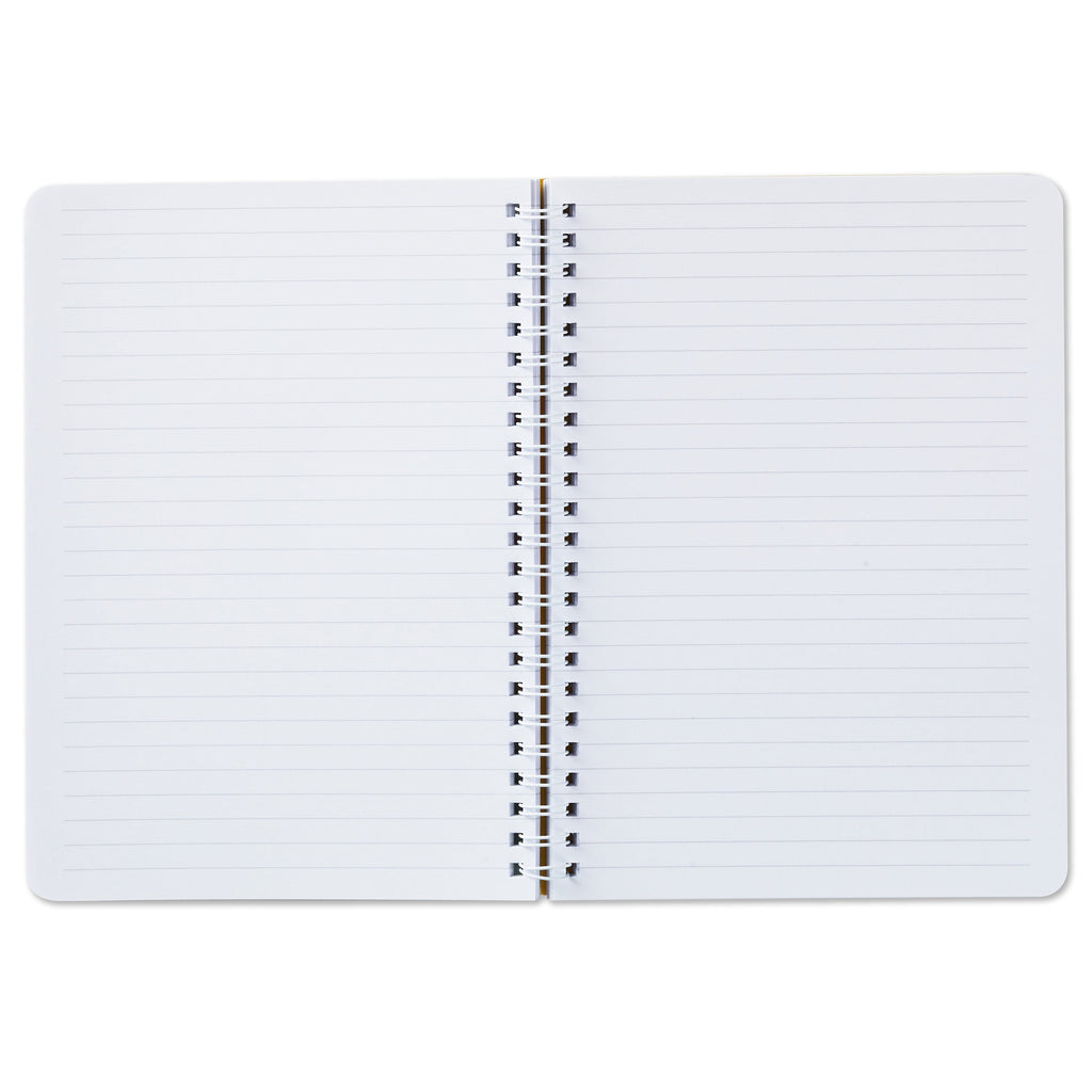 Spiral Notebook, Wide Rainbow Stripe, 100 Pages - Image 4