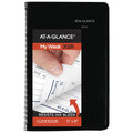 DayMinder 2026 Weekly Appointment Book Planner Black Small 5 x 8
