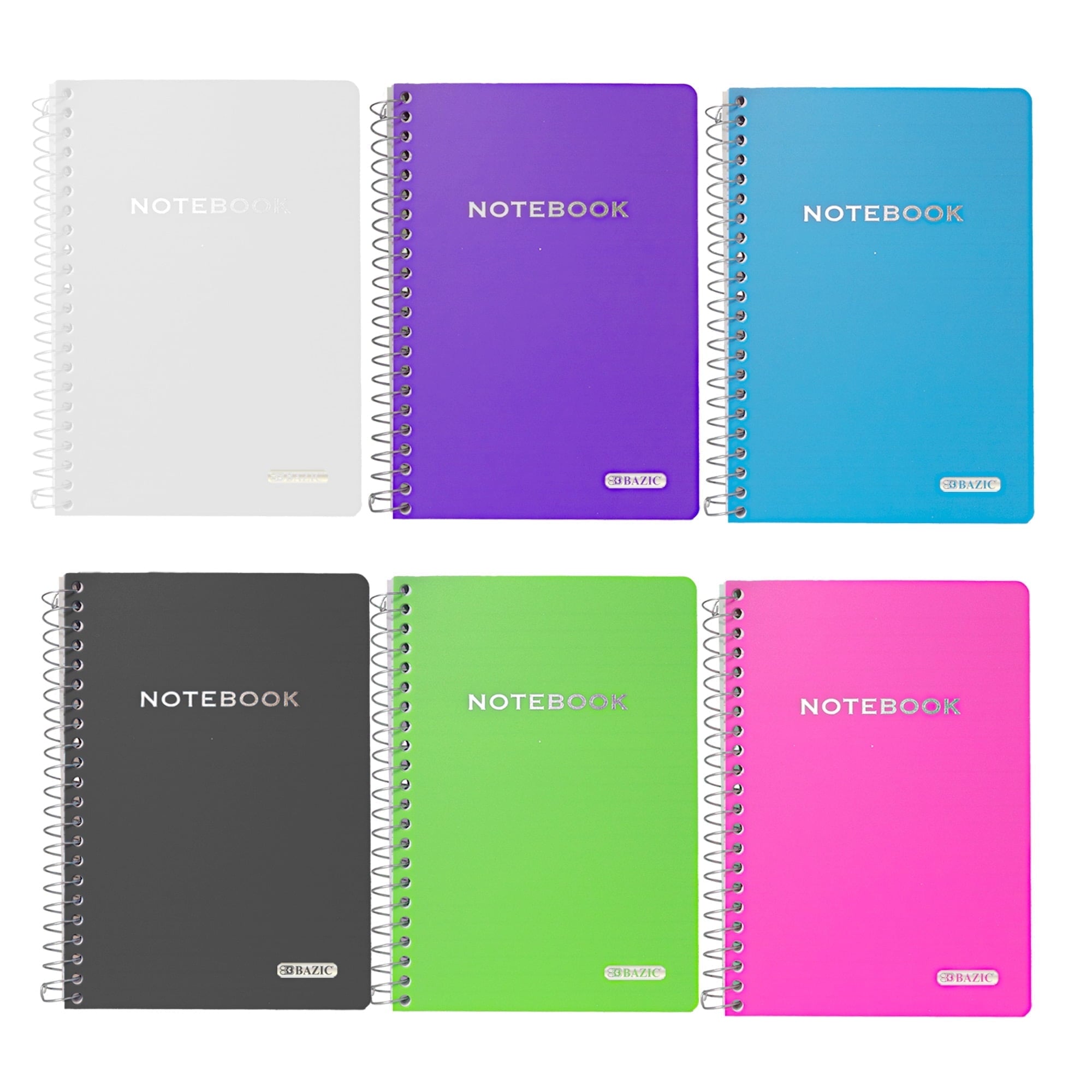 Notebook Spiral Poly Cover 5" X 7" 100 Ct. [5476]