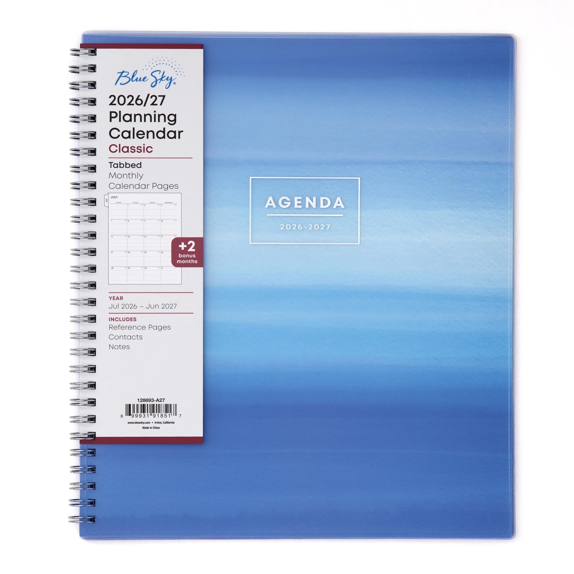 2026-2027 Monthly Academic Year Planner Calendar, July 2026 - June 202 ...
