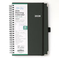 2026 Weekly and Monthly Planner Calendar, January 2026 - December 2026, 5" x 8", Faux Leather Cover, Wirebound, Stora...