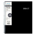 2027 18 Month Monthly Planner Calendar, July 2026 - December 2027, 8" x 10", Monthly Layout, Flexible Cover, Silver W...