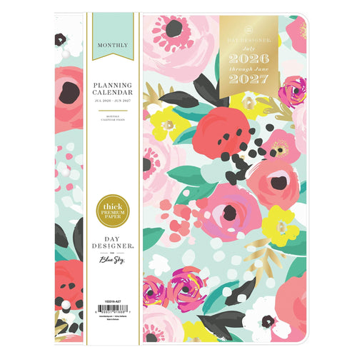 Day Designer 2026-2027 Monthly Academic Year Planner Calendar, July 2026 - June 2027, 8.5" x 11", Flexible Cover, Sta...