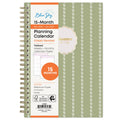 Monthly Weekly Planner, 5" x 8", Simple Sage 15-Month (April 2026 - June 2027)