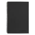 Wire bound Business Notebook, Wide/Legal Rule, Black Cover, 8" x 5", 80 Sheets