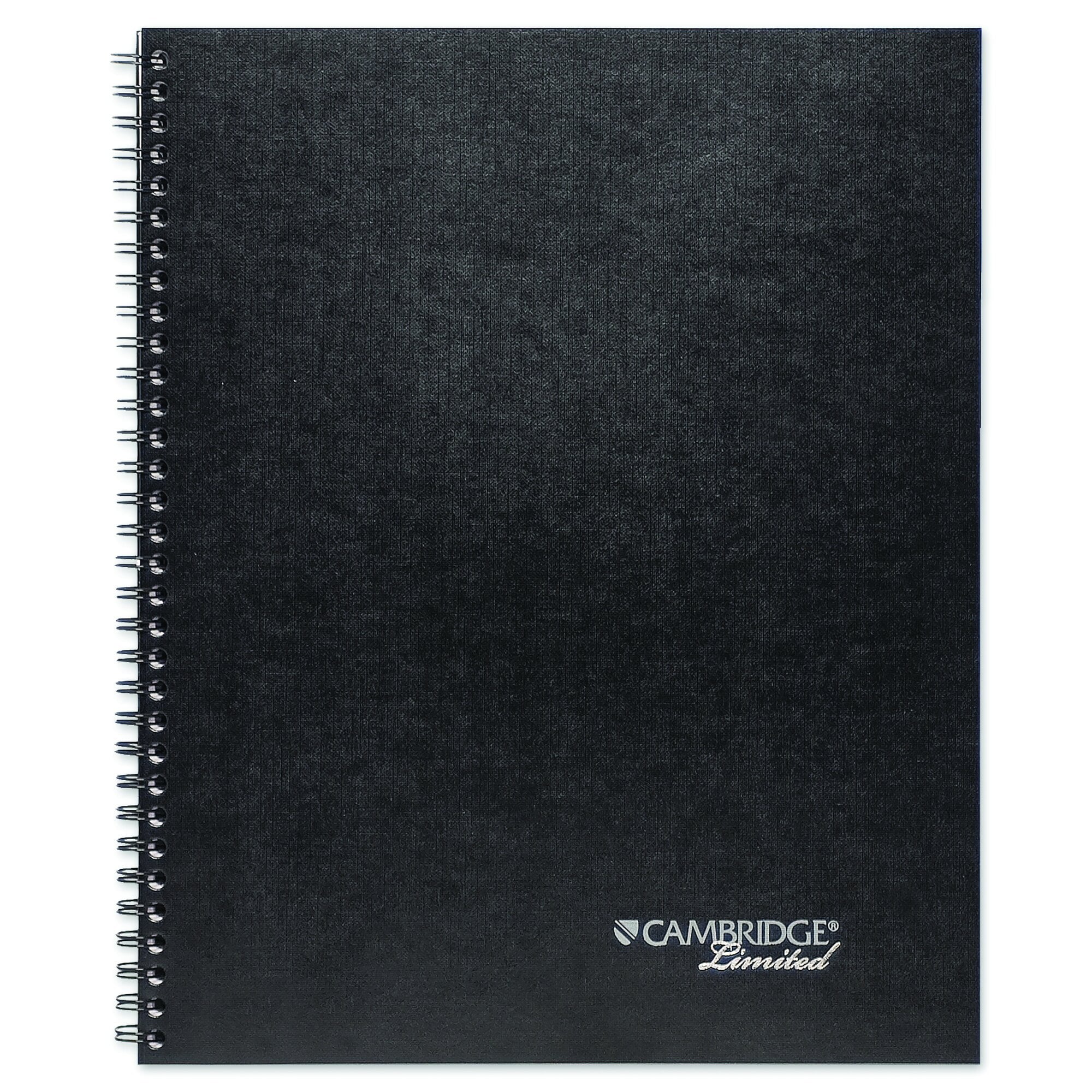 Wirebound Business Notebook, Legal Ruled, 8.25" x 11", 80 Sheets, Gray