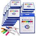 Washable Markers Bulk 18 Pack, 8 markers Per Pack, 144 Total