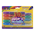 Glitter and Metallic Art Marker Set, 5 glitter and 5 metallic