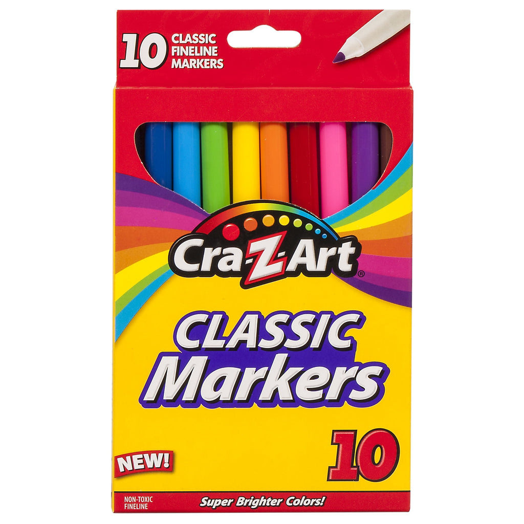 Classic Fineline Art Markers - 10 Count