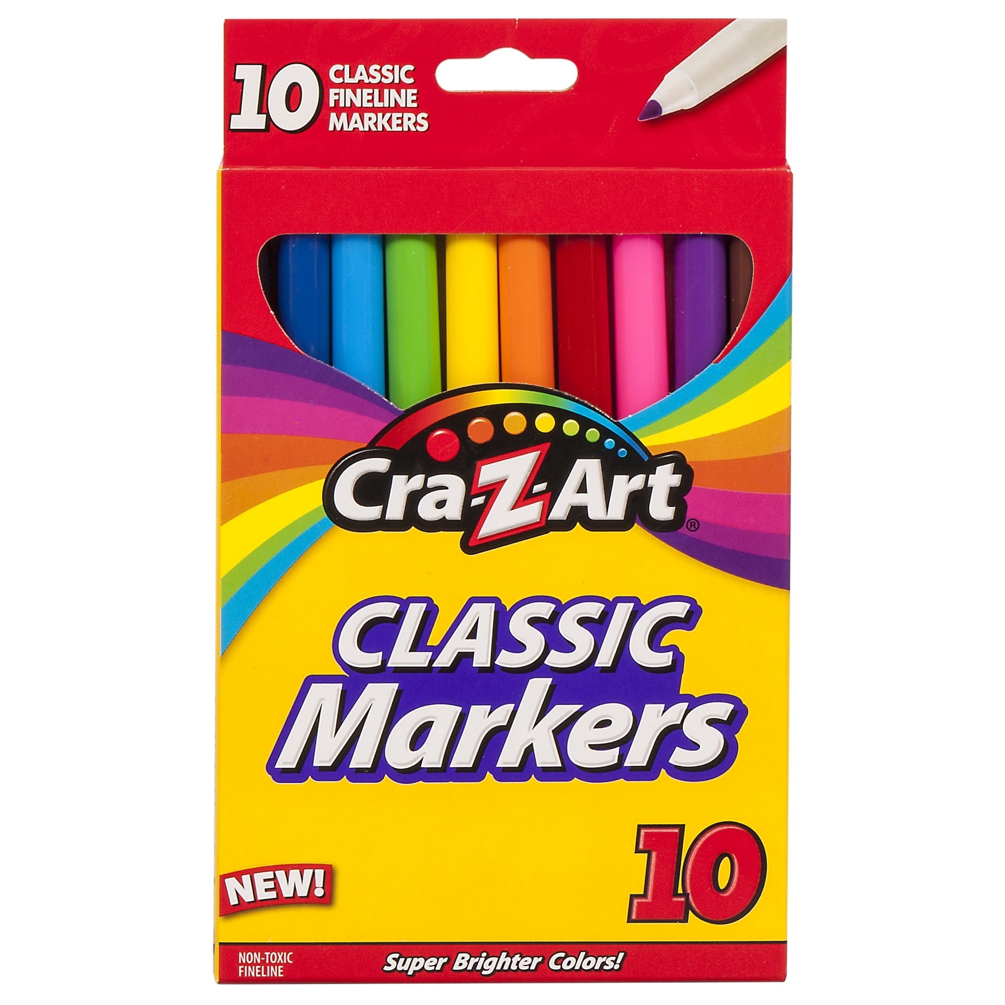 Classic Fineline Art Markers - 10 Count