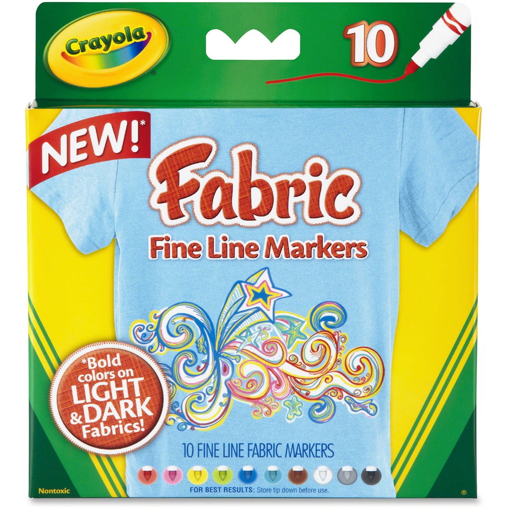 10 count Fine Line Fabric Markers