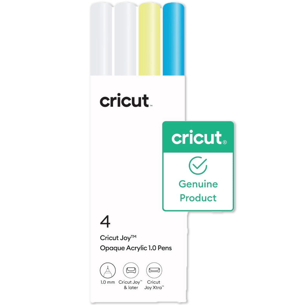 Acrylic Gel Pens Set, 1.0 mm, Multicolor, 4 Count - For use with Joy & Joy Xtra Machines